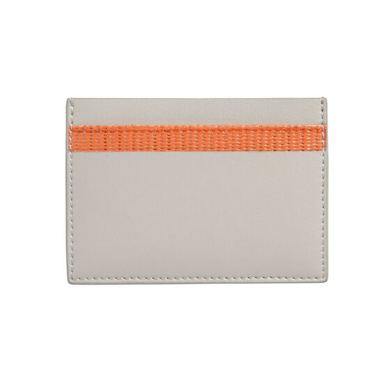 Grey & orange Tate banner apple leather card holder
