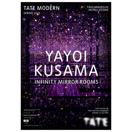 Yayoi Kusama Infinity Mirror Rooms exhibition poster