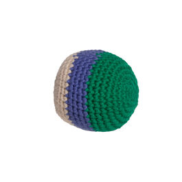 Green & blue crochet Beep Ball