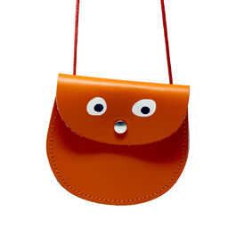 Orange Googly Eye string purse