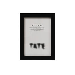 Black postcard frame