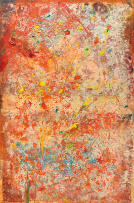 Frank Bowling: Orange Balloon