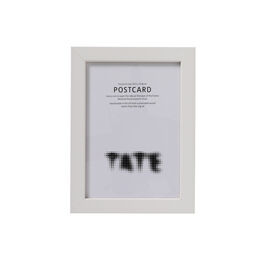 White postcard frame