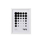 White art print 30 x 40 cm frame