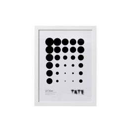 White art print 30 x 40 cm frame