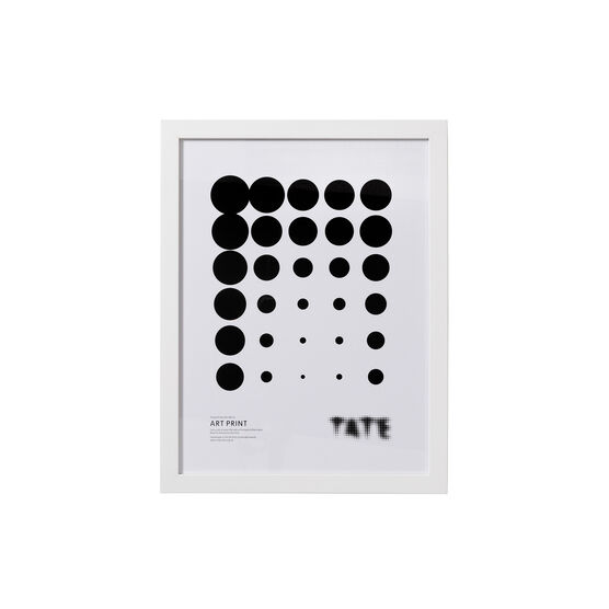 White art print 30 x 40 cm frame