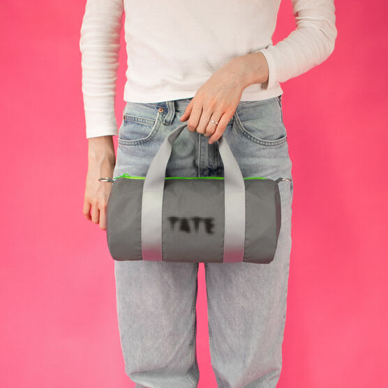 Tate silver mini weekend reflective bag