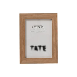 Oak postcard frame