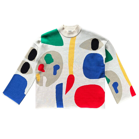 Lazy Oaf Art Block jumper