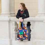 Lazy Oaf Art Block tote bag