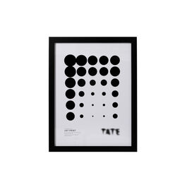 Black art print 30 x 40 cm frame